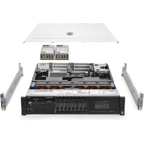 Dell PowerEdge R730 Server 2.60GHz 32-CORE 128GB 8X 960GB SAS SSD 12G HBA330 (متجدد)