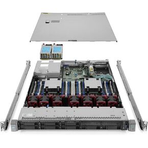 HP ProLiant DL360 G9 Server 2X E5-2640v3 2.60Ghz 16-Core 256GB RAM 8X Caddies (Renewed)