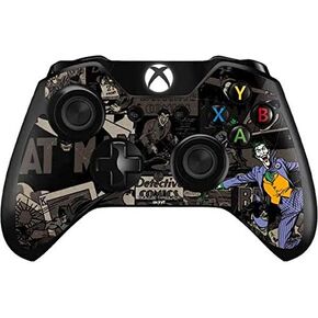Skinit Decal Gaming Skin Compatible with Xbox One Controller - Officially Licensed Warner Bros The Joker Mixed Media Design