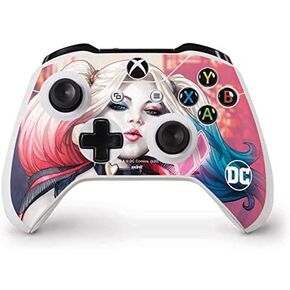 Skinit Decal Gaming Skin Compatible with Xbox One S Controller - Officially Licensed Warner Bros Harley Quinn Animated Design