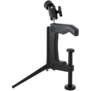 Mini Portable Deviveling C-Clamp Tripod Stand for Camera Camcorder DSLR