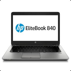 HP EliteBook 840 G1 14in HD Business Laptop Computer Ultrabook, Intel Core i5-4300U 1.9 GHz Processor, 8GB RAM, 128GB SSD, USB 3.0, VGA, Wifi, RJ45, Windows 10 Professional (Renewed)