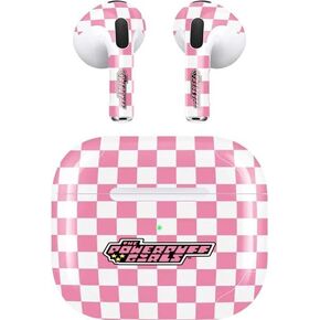 Skinit Decal Audio Skin Compatible with Apple AirPods (3rd Gen, 2021) - Officially Licensed Warner Bros Powerpuff Girls Checkered Design