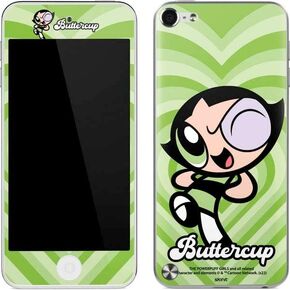 Skinit Decal MP3 Player Skin Compatible with iPod Touch (5th Gen&2012) - Officially Licensed Warner Bros Buttercup Green Hearts Design