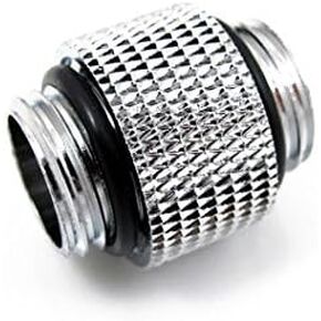 XSPC G1/4" Threaded 10mm Male to Male Fitting (Chrome)