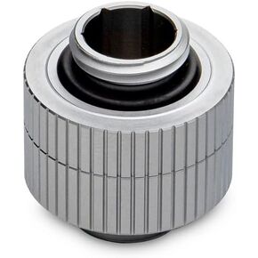EKWB EK-Quantum Torque 14mm Rotary Male to Male Extender Fitting, Satin Titanium