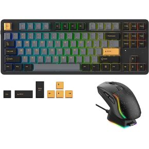Dareu Wireless Keyboard and Mouse: A950 Wireless Gaming Mouse & EK87Pro Gasket Wireless Gaming Mechanical Combo Combo