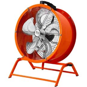 Industrial Floor Fan Industrial Fan Powerful Vertical Oscillating Head Electric Fan High-Power Commercial Floor Fan Factory Warehouse Floor Fan Heavy-Duty Fan(16 inch)