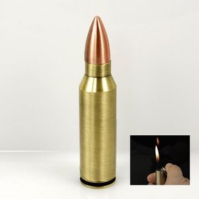 Fashion Cigarette Refillable Bullet Butane Gas Lighter