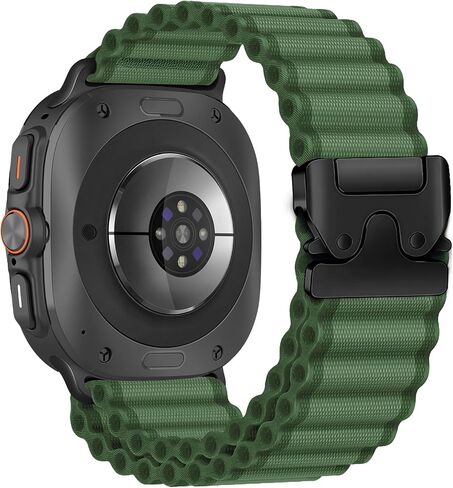 Trail Band for Samsung Galaxy Watch Ultra Bands 47mm Men/Women ، Parachute Buckle Lightweight Loved Fabric Nylon Sport Strap متوافق مع Samsung Watch Ultra Band 47 مم (2024) in Kuwait