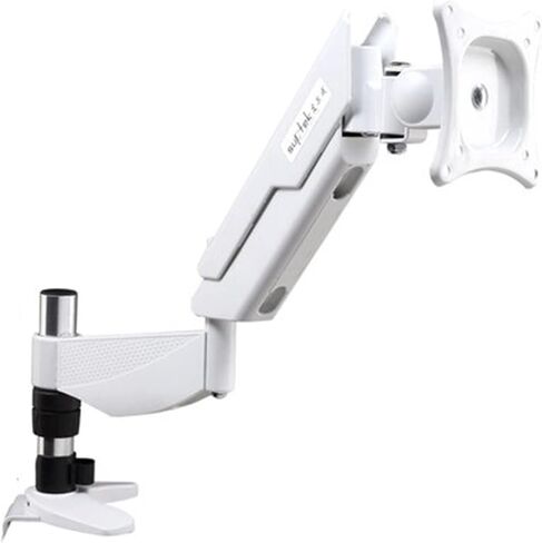 360 درجة كاملة الدوران الألومنيوم 10-27 "شاشة شاشة حامل ذراع سطح المكتب لان كومبين شاشة LED شاشة MOUNT BRACKET 1.5-10KGS (أبيض) in Saudi Arabia