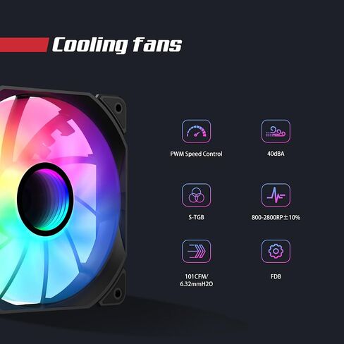 RUIX NC360 ARGB AIO CPU Liquid Cooler, 360mm High-Performance Water Cooling with High-Speed Ceramic Bearing Pump, 3X PWM ARGB Fans, Intel LGA 1851/1700/1200/115X/2011, AMD AM5/AM4 - Black in Saudi Arabia