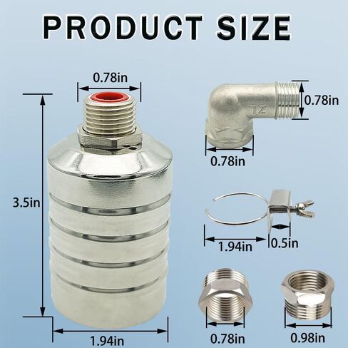 Float Valve,1/2 Water Float Valve,304 Stainless Steel Fully Automatic Water Level Control Float Valve,Mini Automatic Water Level Controller for Water Tank,Pool, Livestock Troughs. in Saudi Arabia