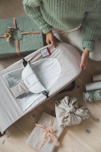 BabyBjörn Bouncer Balance Soft, Cotton/Jersey, Green/Grey in Kuwait