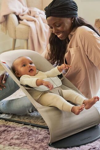 BabyBjörn Bouncer Balance Soft, Cotton/Jersey, Green/Grey in Kuwait