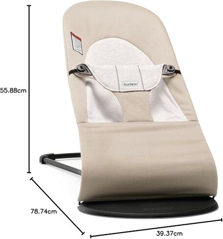 BabyBjörn Bouncer Balance Soft, Cotton/Jersey, Green/Grey in Kuwait