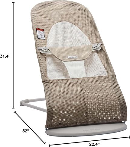 BabyBjörn Bouncer Balance Soft, Cotton/Jersey, Green/Grey in Kuwait