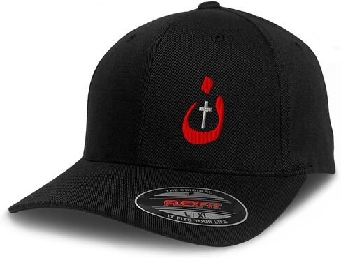 Flexfit Cap لوحة الجانب الأيسر للرجال والنساء مطرزة المسيحيين الناصري يسوع الله المسيح فليكسفيت قبعات البيسبول قبعات البيسبول in Kuwait