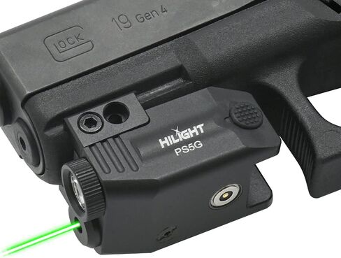 HiLight PS5P Primal Purple Laser Sight Purple Laser Beam Tactical Flashlight Combo for Pistols Handguns Military Aircraft Grade Anodized Aluminum Powered by Magnetic USB Rechargeable Battery in Saudi Arabia