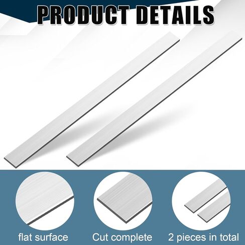 Zonon 2 Pcs 6061 Aluminum Flat Bar 1/8" Thickness x 1'' Width x 36'' Length General Purpose Plate Metal Aluminum Bar in Saudi Arabia