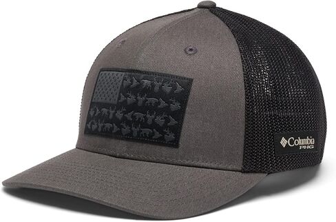 Columbia Womens PHG Game Flag Mesh Ball - High Crown Cap, Zinc/Cool Grey, Small-Medium US in Saudi Arabia