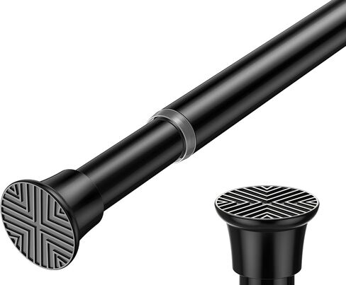 قطعتان من قضبان ستائر الربيع البيضاء للنوافذ من 23 إلى 46 بوصة، قضبان ستائر ضغط قابلة للتمديد قابلة للتعديل بدون حفر، قضيب شد صغير لمدخل غرفة النوم وخزانة باب المطبخ in Kuwait