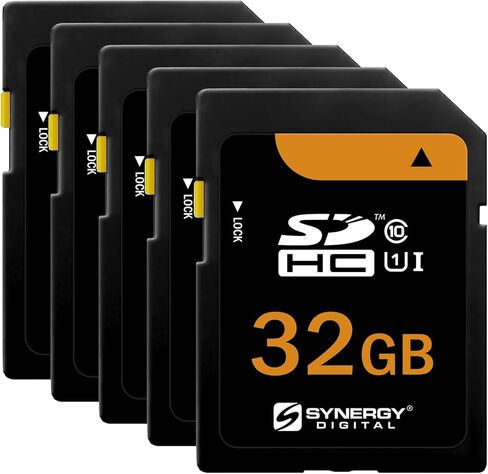 Synergy Digital 32GB Secure Digital SDHC UHS-I Memory Card, Compatible with Nikon Coolpix P520 Digital Camera - Class 10, U1, 100MB/s, 300 Series in Saudi Arabia