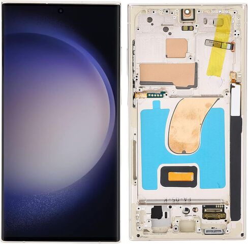 6.8 بوصة لجهاز Galaxy S23 Ultra ، LCD Display Digitizer S23ULTRA 5G S918B LCD شاشة الإطار ، الإصدار الدولي للاتحاد الأوروبي ، بصمة الدعم (الأخضر) in Saudi Arabia