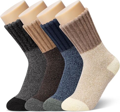iCamter Womens Wool Socks Soft Super Thick Warm Socks for Women Thermal Winter Socks for Gifts in Kuwait