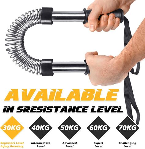Power Twister Bar, Upper Body Exercise Equipment for Chest Workout, Shoulder, Forearm, Bicep and Arm Strengthening Workout Equipment (70.00, Kilograms) in Saudi Arabia