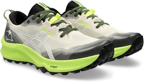 ASICS Men's Gel-Trabuco 12 Running Shoe, 10, Feather Grey/Dark Mint in Saudi Arabia