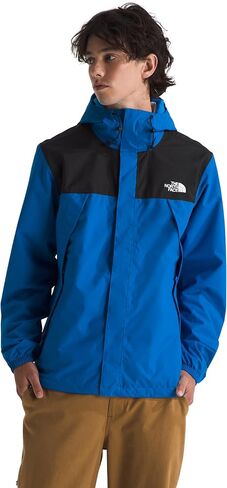 THE NORTH FACE Men's Antora Waterproof Jacket (Standard and Big Size), Mandarin/TNF Black, 3X-Large in Saudi Arabia