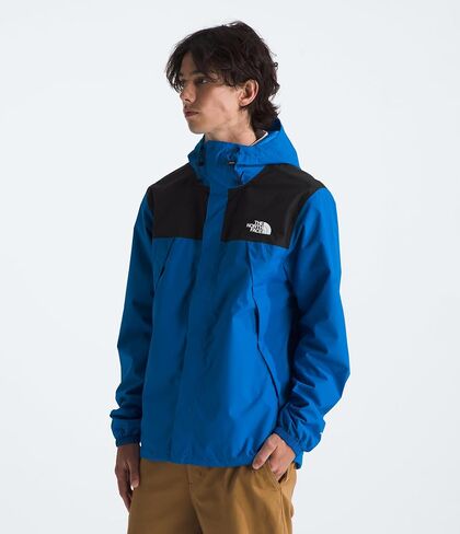 THE NORTH FACE Men's Antora Waterproof Jacket (Standard and Big Size), Mandarin/TNF Black, 3X-Large in Saudi Arabia