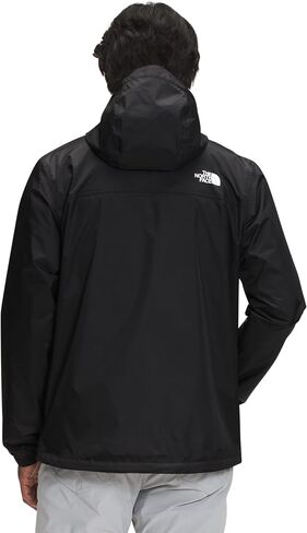 THE NORTH FACE Men's Antora Waterproof Jacket (Standard and Big Size), Mandarin/TNF Black, 3X-Large in Saudi Arabia