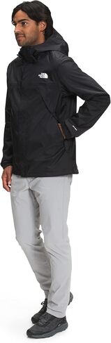 THE NORTH FACE Men's Antora Waterproof Jacket (Standard and Big Size), Mandarin/TNF Black, 3X-Large in Saudi Arabia