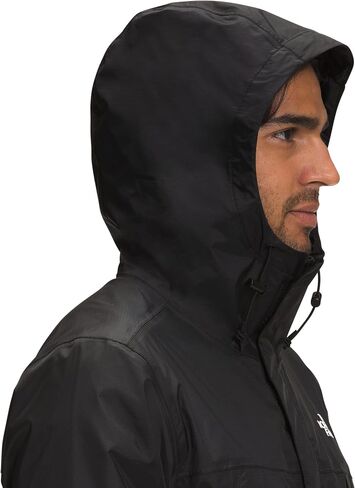 THE NORTH FACE Men's Antora Waterproof Jacket (Standard and Big Size), Mandarin/TNF Black, 3X-Large in Saudi Arabia