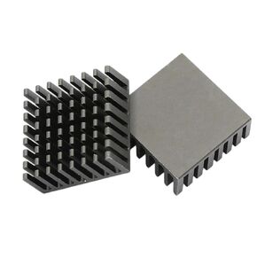 25X25X10Mm | 2Pack Aluminum Profile Radiator Heatsink Radiator Cooling Cooler Ic Radiator Triode