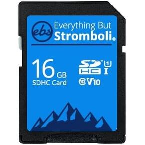 Everything But Stromboli 32GB SD Card Class 10 UHS-1 U1 V10 Speed C10 32G SDHC Memory Card for Canon Compact Digital Camera Works with ELPH 180, ELPH 190, ELPH 360, G9 X Mark II, G7 X Mark II