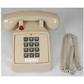 Cortelco ITT-2500-57MD-ASH 250044-VBA-57MD Desk w/ Message Waiting - NEW - Retail - ITT-2500-57MD-ASH