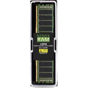 NEMIX RAM 512GB (4X128GB) DDR4 2933MHZ PC4-23400 4Rx4 1.2V CL21 288-PIN ECC RDIMM Registered Server Memory KIT