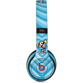 Skinit Decal Audio Skin Compatible with Beats Solo 2 Wireless - Officially Licensed Warner Bros Bubbles Blue Hearts Design