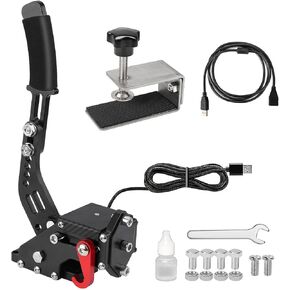 64 Bit USB Handbrake for PC Racings Games for G29/27/25 Fanatecosw Dirt Games
