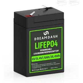 12V 10Ah LiFePO4 Lithium Battery,5000+ Deep Cycles,12 v lithium battery Built-in BMS for Solar Systems, Power Wheels,Electric Scooters,Marine, Fish Finder,Kids Ride-On Toys
