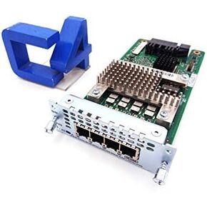 Cisco NIM-4FXS 4-Port Network Interface Module (Renewed)