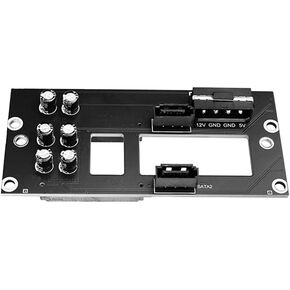 JMT NAS Chassis Adapter SATA 2.5/3.5 inch Hard Drive Backplane 6G High Speed Storage Server Backplane with SATA 7P Interface (NAS-S 3Bay)