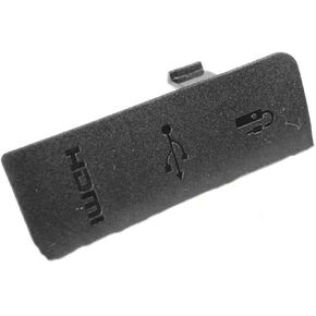 جديد USB HDMI فيديو Out Mic Side Rubber Cover Cover لـ Canon EOS 1300D REBEL T6 KISS X80 CAMERA