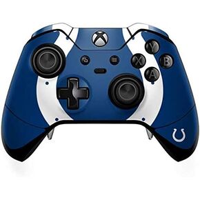 Skinit Skinit Gaming Gaming Skiner مع وحدة تحكم Xbox One Elite - NFL NFL INDIANAPOLIS COLTS تصميم كبير الشعار