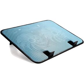 14 Inch Notebook Cooler 5v Dual Fan USB External Laptop Cooling Pad Slim Stand High Speed Silent Metal Panel Fan (Color : A) (A)
