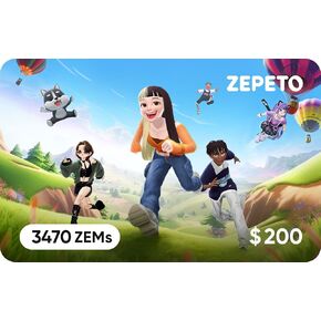 رمز الهدايا الرقمي Zepeto لـ 160 Zems [رمز اللعبة عبر الإنترنت]