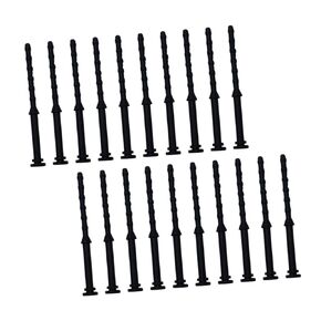 POPETPOP 20pcs Rubber Fan Screw for Computer Case Cooling Noise Reduction Dampening Installation Screws for Easy Setup and Enhanced Performance